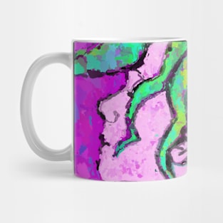 Girl with a green hair Mug